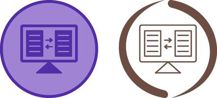 File Sharing Icon Design vector