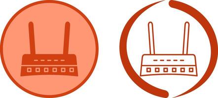 Router Icon Design vector