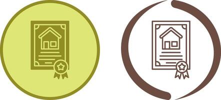 Certificate Icon Design vector