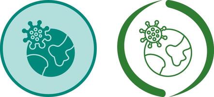 Pandemic Icon Design vector