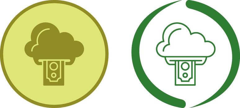 Cloud Computing Icon Design vector
