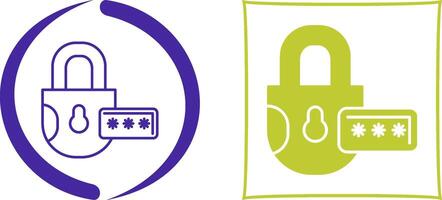 Lock Icon Design vector