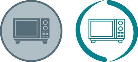 Microwave Icon Design vector
