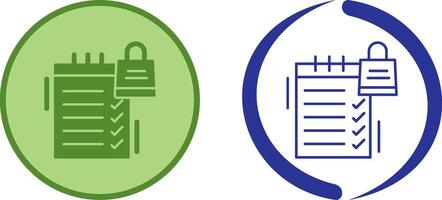 Shopping List Icon Design vector