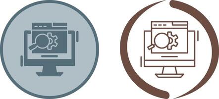 Search Engine Icon Design vector