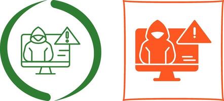 Threat Icon Design vector