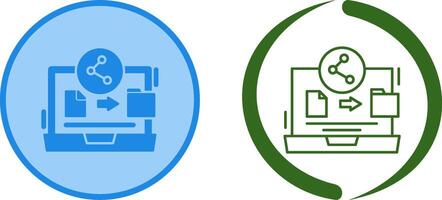 File Share Icon Design vector