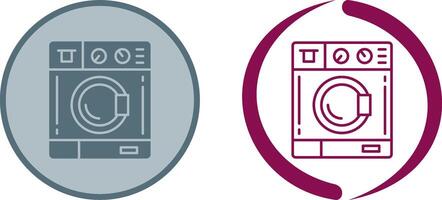 Washing Machine Icon Design vector