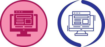 Adaptive Layout Icon Design vector