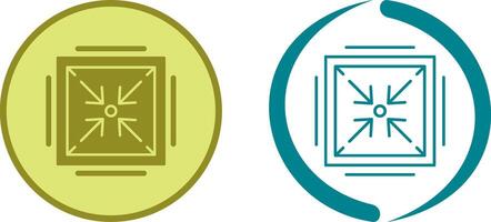 Minimize Icon Design vector