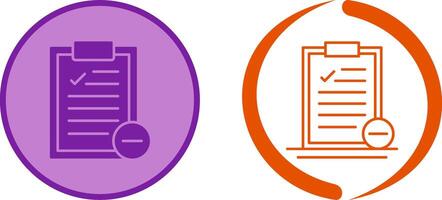 Remove Icon Design vector