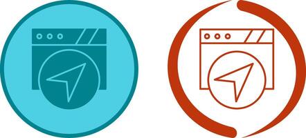 Navigation Icon Design vector