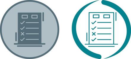 Today to Done CheckList Icon Design vector