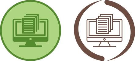 Document Icon Design vector