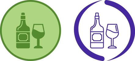 vino icono diseño vector