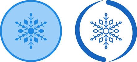 diseño de icono de copo de nieve vector