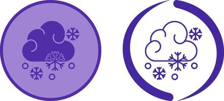 Snowy Icon Design vector