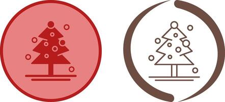 Christmas Tree Icon Design vector