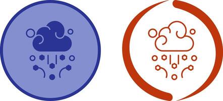 Hail Icon Design vector