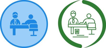 Evaluating work Icon Design vector