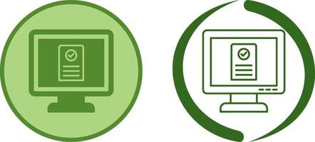 Online appointment Icon Design vector