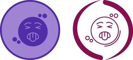 Disgusted Icon Design vector