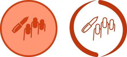 Manicure Icon Design vector