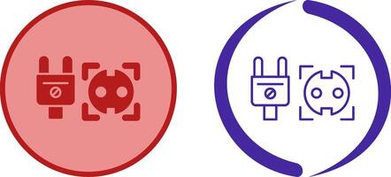 Socket Icon Design vector