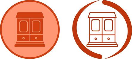 Wardrobe Icon Design vector