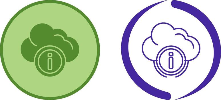 Cloud Computing Icon Design vector