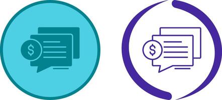 Dialog Icon Design vector