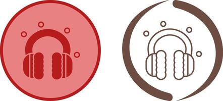 Earmuff Icon Design vector