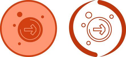 Right Arrow Icon Design vector