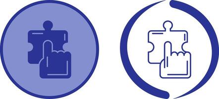 Quick Selection Icon Design vector