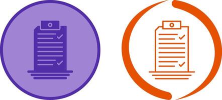 Check List Icon Design vector