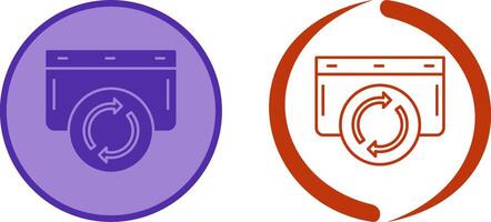Refresh Icon Design vector