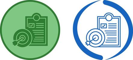 Goals Icon Design vector