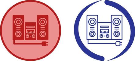 Stereo Icon Design vector