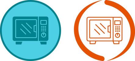 Microwave Icon Design vector