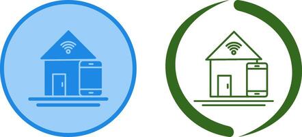 Home Automation Icon Design vector