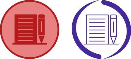 Note Icon Design vector