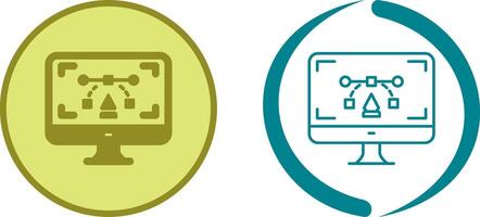 Desktop Icon Design vector