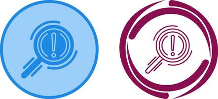 Problem Icon Design vector