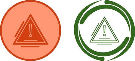 Warning Icon Design vector