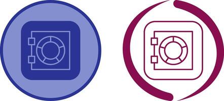 Safe Box Icon Design vector