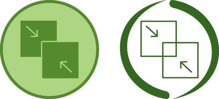 Combine Icon Design vector