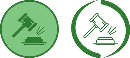 Gavel Icon Design vector