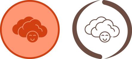 Cloudy Icon Design vector