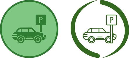 Parking Icon Design vector