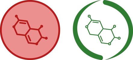 Molecule Icon Design vector